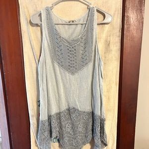 Sage Green Lace Tank